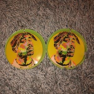 Jumbo Tupac Earrings